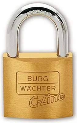 Produktbild von Zylinder-Vorhängeschloss, 40 mm verschiedenschließend, Markenfabrikat