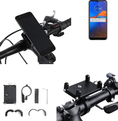 Produktbild von K-S-Trade Handyhalterung für das Fahrrad kompatibel mit Motorola Moto E6S Halter Lenkstange Fahrradhalterung Motorrad Bike Mount Befestigung