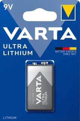 Obrázek produktu pro Baterie VARTA Ultra Lithium 9V