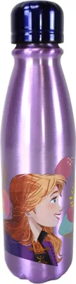 Produktbild von Aluminium Flasche die Eiskönigin 600 ml Isoflasche Drehverschluss