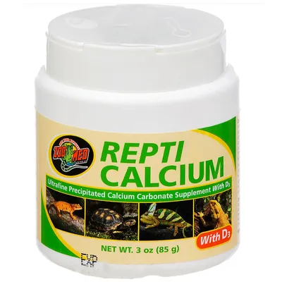 Imagen del producto de Zoomed Repti Calcium 85g: Suplemento de calcio para reptiles y anfibios, enriquecido con vitamina D3