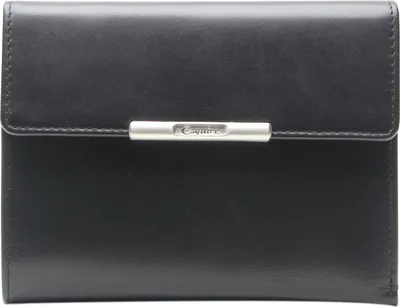 Zdjęcie produktu dla Esquire portfel damski skórzany czarny portfel kompaktowy z wieloma kieszeniami na karty (20) ochrona RFID 1228-50-00