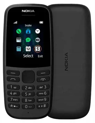 Produktbild von NOKIA Mobiltelefon 105 Single Sim schwarz