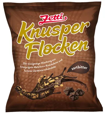 Produktbild von Zetti Knusperflocken Zartbitter 130g