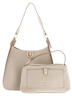 Productafbeelding van U.S. POLO ASSN. schoudertas Middleton Hobo Bag Sand beige