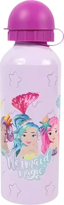 Produktbild von Kinder Metallflasche MERMAID MAGIC 500 ml lila