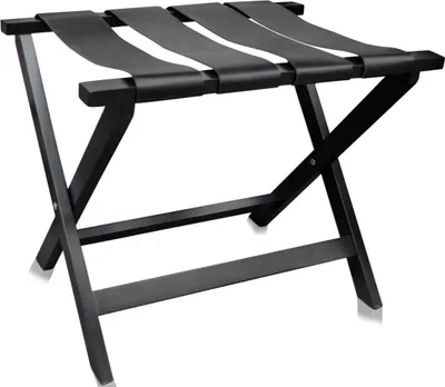 Zdjęcie produktu dla Casa Padrino stojak na walizki / bagaż czarny 70 x 50 x wys. 59 cm - Meble i akcesoria hotelowe