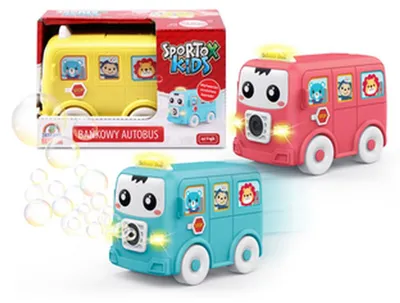 Obrázok produktu pre Autobus do robienia baniek mydlanych dla dzieci