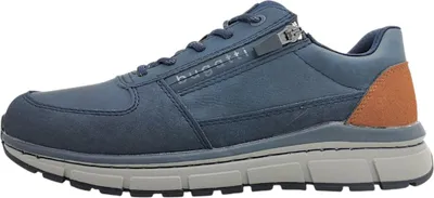 Immagine prodotto di Scarpe da uomo Bugatti, modello stringato, colore blu, ideali per il tempo libero