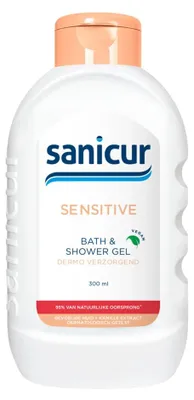 Zdjęcie produktu dla Sanicur Żel do kąpieli i pod prysznic Sensitive 300 ml