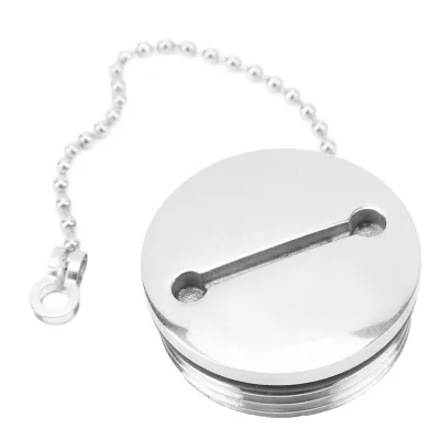 Zdjęcie produktu dla Korek zbiornika paliwa do łodzi, stal nierdzewna, wlew pokładowy, 38 mm, do łodzi, jachtów, akcesoria morskie