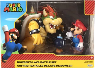 Zdjęcie produktu dla Zestaw Super Mario Bowser kontra Mario z figurkami i akcesoriami