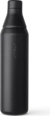 Produktbild von Trinkflasche Edelstahl 750ml Thermo Flasche Sport isoliert Wasser Schwarz Vinsun