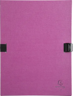 Produktbild von Exacompta 10x Präsentationsmappe dehnbar Rücken N'CLIP - Violett - 21516E