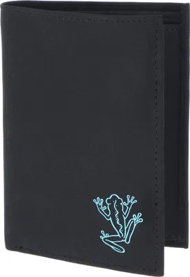 Produktbild von oxmox Geldbörse New Cryptan RFID Protect Kombibörse Frog 2.0 Print Cyan Black schwarz