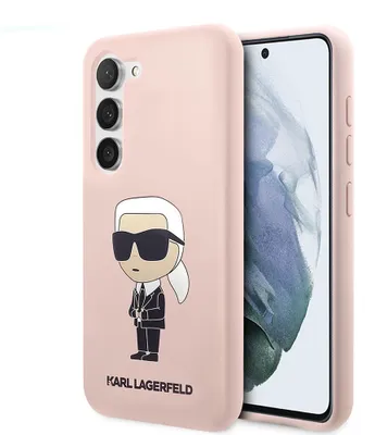 Immagine prodotto di Karl Lagerfeld Klhcs23Msnikbcp S23+ S916 Custodia rigida Różowy/Silicone rosa Ikonik
