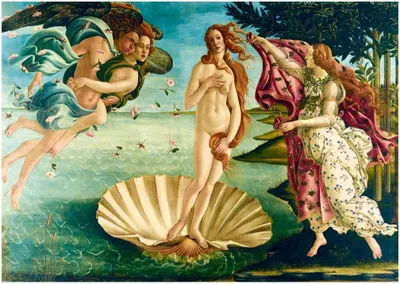 Obrázek produktu pro Botticelli – Zrození Venuše, 1485 – skládačka o 1000 dílků