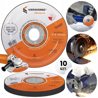 Obrázok produktu pre Vergionic 2013 Kotúč na rezanie kovov 125 mm, 10 ks