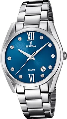 Produktbild von Festina Damen Uhr F16790/C Edelstahl Armband-Uhr Boyfriend silber D2UF16790/C