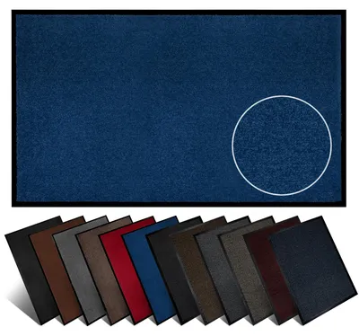 Produktbild von furni24 Premium Schmutzfangmatte 120x180 cm Blau – DS- Rutschfest, Für Fußbodenheizung Geeignet, Schwere Qualität Innen & Außen
