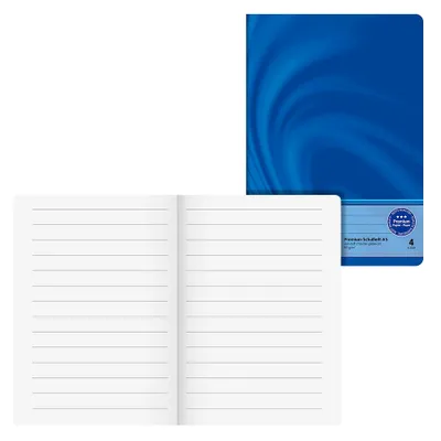 Image de BRUNNEN 104570402 Cahier d'écolier Vivendi A5 ligné, Lin. 4 bleu