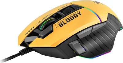 Produktbild von A4TECH BLOODY W95Max Gaming-Maus USB Sport Limette A4TMYS47259