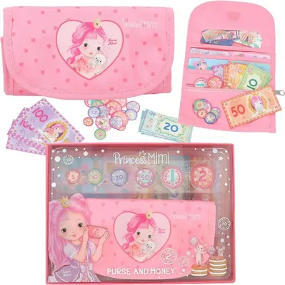 Productafbeelding van Depesche - Portemonnee "Princess Mimi" met speelgeld voor kinderen, meisjes