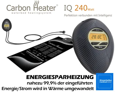 Immagine prodotto di Riscaldatore ad acqua Carbon Heater IQ - Riscaldatore ad acqua digitale - Timer