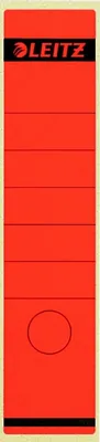 Produktbild von Ordnerrückenschilder 61x285mm selbstklebend rot VE=10x100 Stück