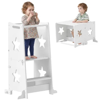 Produktbild von AIYAPLAY Beobachtungsturm für Kinder, Lernturm, Trapezstruktur, 2-in-1-Design, f