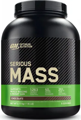 Produktbild von Optimum Nutrition Serious Mass (6lbs) Chocolate - Gewichtszunahme - Mit Kreatin