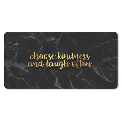 Produktbild von MuchoWow® Mauspad Mousepad Zitate - Sprichwörter - Gold - Marmor 60x30 cm - Mousepads - Maus Mat - Pad - Mausunterlage - Nachhaltig