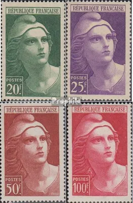 Produktbild von Briefmarken Frankreich 1945 Mi 703-706 (kompl.Ausg.) postfrisch Marianne