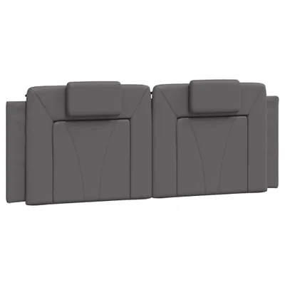 Produktbild von Kopfteil-Kissen "Viana" Grau 120 cm Kunstleder