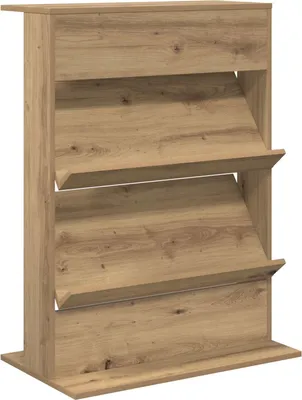 Obrázek produktu pro Regál na časopisy s policí Artisanový dub 70 x 41 x 96 cm