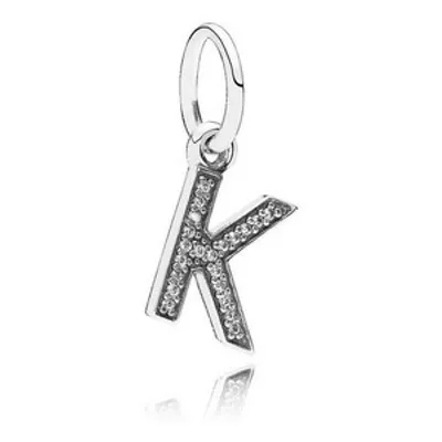 Produktbild von Pandora Charm - Buchstabe K - 791323CZ