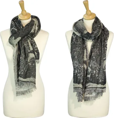 Produktbild von Sunsa Damen/ Herren Schals, Winterschal Halstuch aus Baumwolle & Viskose , Uni Schals Tücher für Herbst/ Winter, Multifunktiontuch als Scarf /Schal oder Stola/Schultertuch
