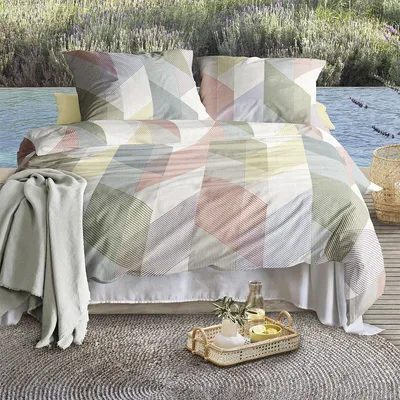 Produktbild von Irisette Mako-Satin Bettwäsche Wave 8739 multi 135x200 cm + 80x80 cm