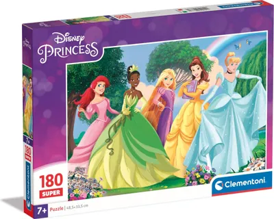 Produktbild von Clementoni Legpuzzel Super Color Disney Princess, 180 Teile