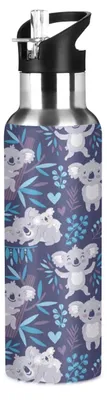 Isolierflasche 600 ml, Koala-Design, Edelstahl, auslaufsicher