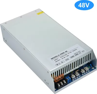 Image de alimentation à découpage 2000W 48V 40A - Convertisseur AC 185-240V vers DC 48V, alimentation pour bandes LED, CCTV, imprimantes 3D & appareils ménagers