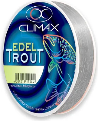 Produktbild von Climax Angelschnur Edel-Trout (silbergrau, 300 m) Ø mm: 0,18