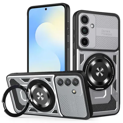 Zdjęcie produktu dla Techsuit - etui RuggedCam do Samsung Galaxy S25 FE – szare