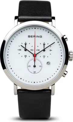 Image de Bering 10540-404 Chronograph Classic 10540-404 Weiss Herren Chronograph