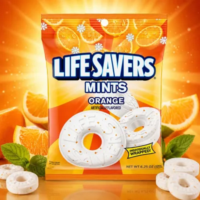 Produktbild von LifeSavers Hard Candy Mints Orange 177g