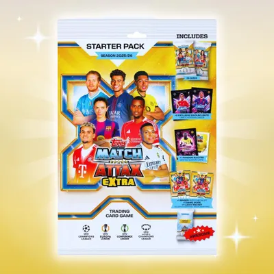 Productafbeelding van UEFA Champions League "MA" Extra Startpakket 2025/2026 | Topps Match Attax collectiekaarten + bescherming voor verzending