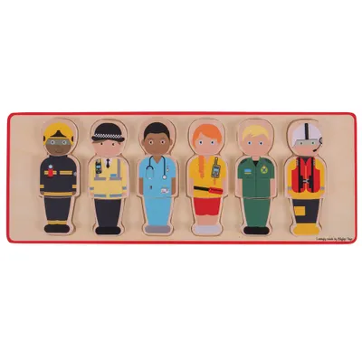 Image de Bigjigs Personnes qui nous aident Puzzle