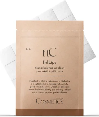 Imagen del producto de [n] Parches nanofibros para labios de nanoSPACE Cosmetics, para el cuidado localizado de los labios