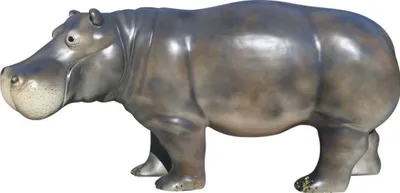 Image de Design rivière hippopotame figure statue sculpture figure sculpture jardin décoration