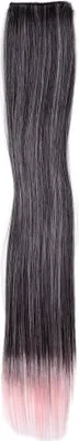 Produktbild von WIG ME UP 2 Clips Strähne glatt Rosa-Schwarz-Mix Schwarzrosa YZF-P2S18-1BT2333